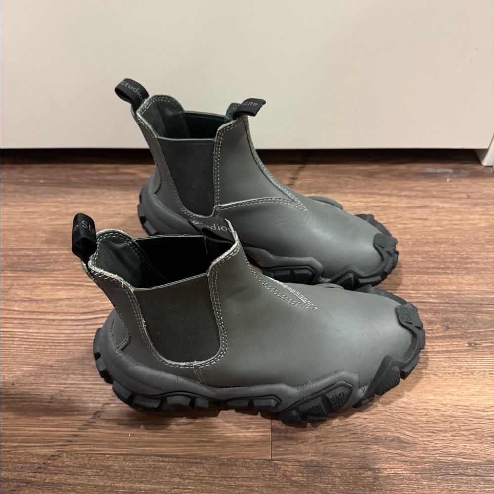Acne Studios Gray Ankle Boots
